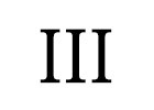 罗马数字3（Ⅲ）